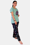 Sweetmoon Plus Size Loungewear - Green — thumbnail 3